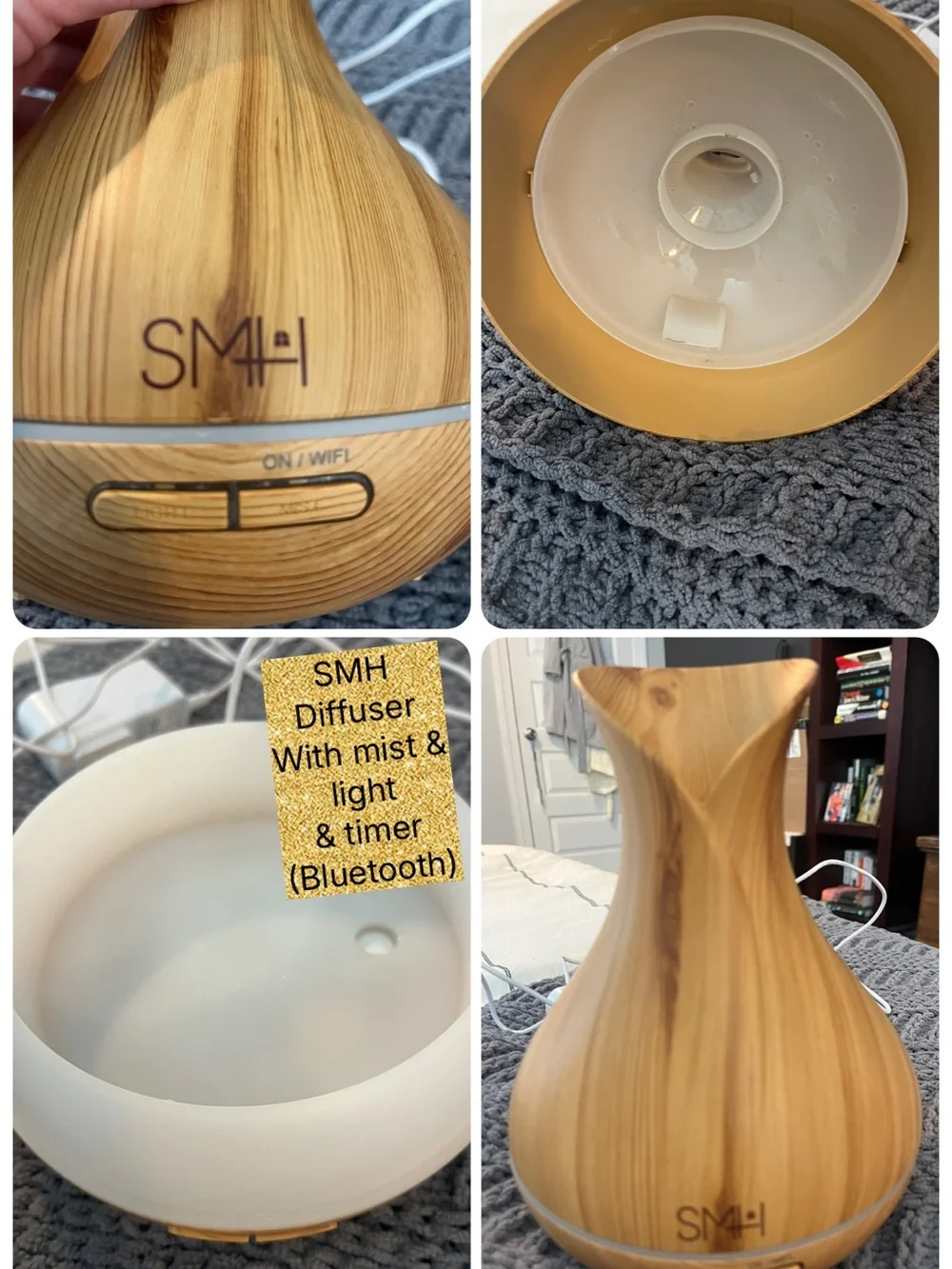 SMH (Sierra Modern Home) Wood Grain Aroma Diffuser
